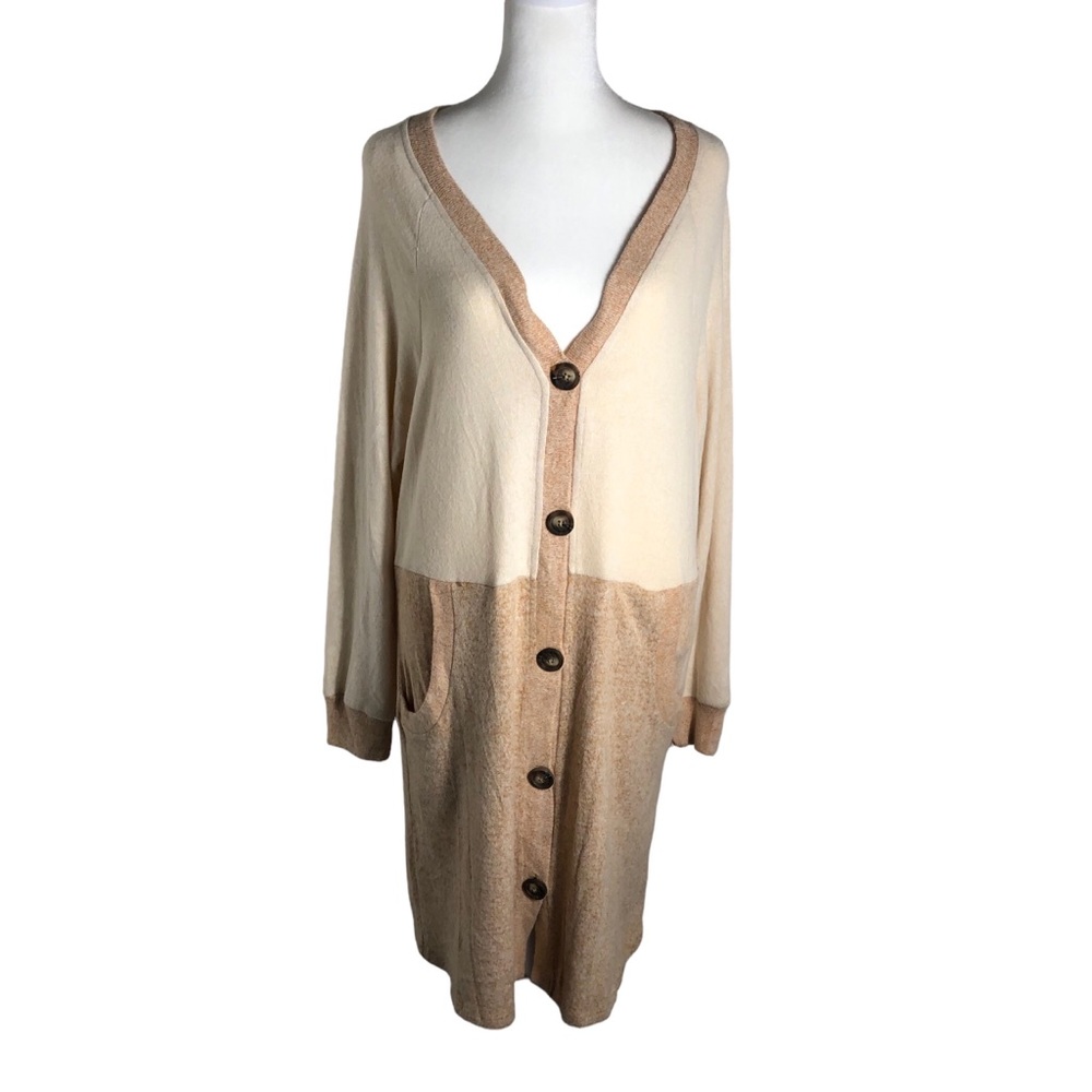 BKE long color lock cardigan lightweight sweater. Sz Medium. New